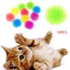 Cat Chew Toy Interactive Toys Squeezes Ball Pet Cat Toys Arbutus Ball Stretch Plush Ball Thorn Ball