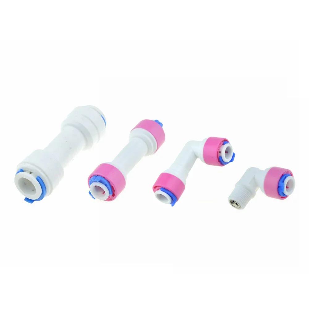 Cot Apă RO Supapă de Sens Dreaptă Fiting Cuplare Rapidă 1/4 3/8 Furtun 1/8" Tată Sistem Osmoză Inversă Conector Tub Plastic
