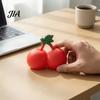 Elastic Cherry Toy Realistic Stress Relief Toy, Giant Squeeze Fidget Portable Reliever Soft Stretchy Simulation Fruit Sensory for Anxiety