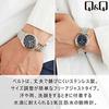 Citizen QQ Wristwatch Analog Waterproof Metal Band QB78-212 Mens Navy
