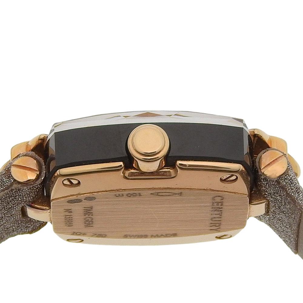 CENTURY Bolero Watches 966.2.F.M80.70.KIG goldDial K18 yellow gold/leather Quartz Analog display Women Used