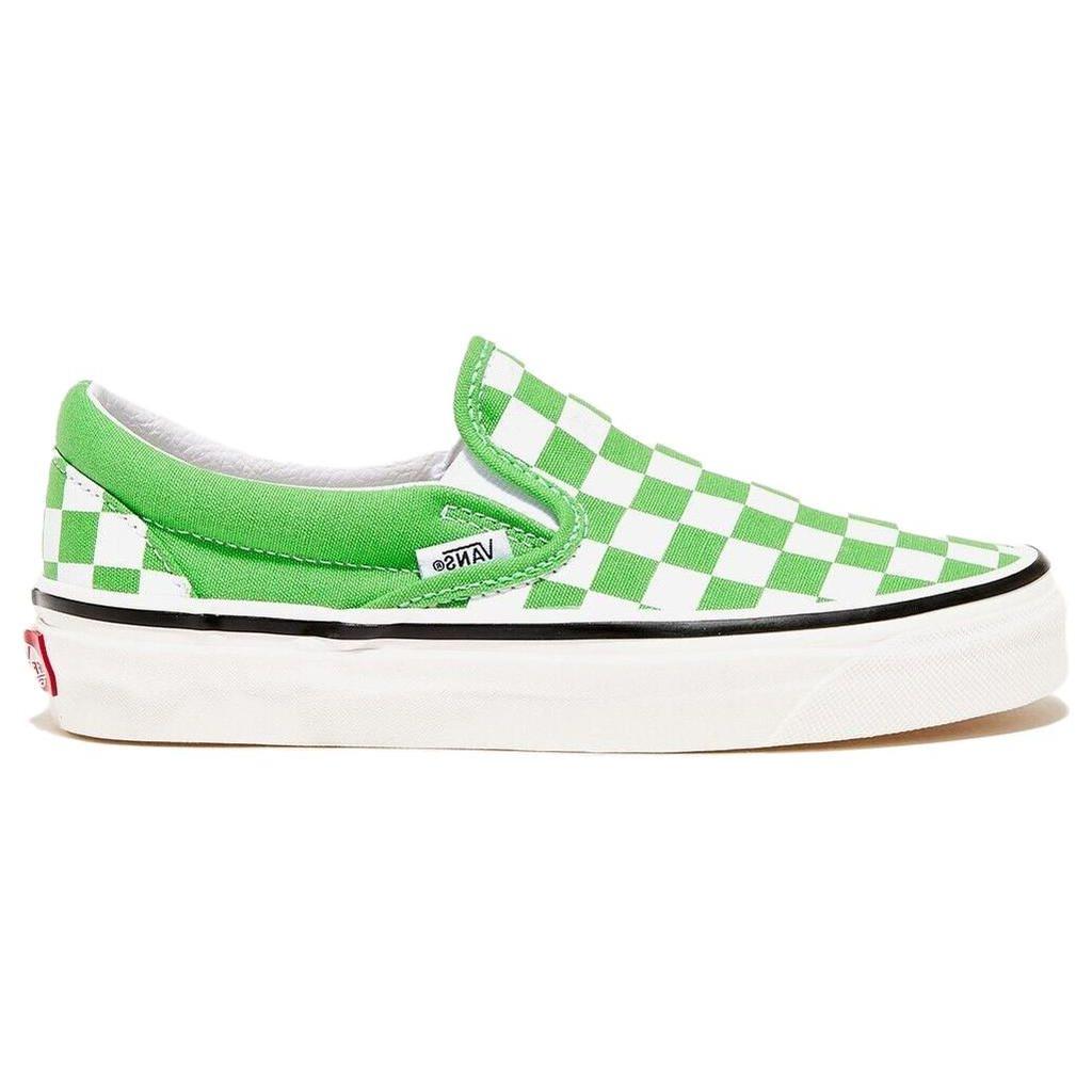 Vans Classic Slip-On 98 DX Checkerboard - Classic Green Unisex Sneakers VN0A7Q581OZ