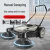 POHIR Industrial Hand-Push Floor Sweeper CN Plug (adapter Included)