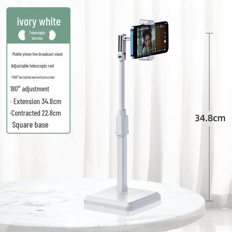 Invisible Mobile Phone Stand: Retractable Desktop Holder for Lazy Live Streaming and Online Classes