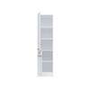 JUNONA Colonne de cuisine 2 Portes ouverture gauche - L 50 x H 196 x P 46 cm - Blanc brillant