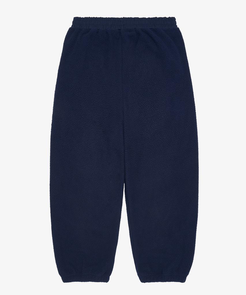 GOLDEN SUNSHINE Sherpa Fleece Jogger Pants_Navy