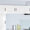 Wall Cabinet PORTO High Gloss White 50 X 31 X 40 Cm Engineered Wood