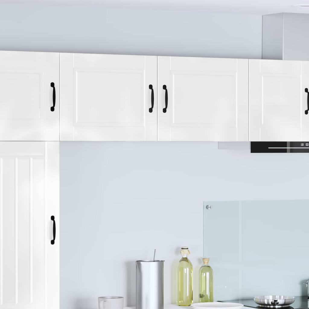 Wall Cabinet PORTO High Gloss White 50 X 31 X 40 Cm Engineered Wood