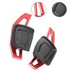 2pcs Car Ste ing Wheel   Paddles Aluminum Alloy AntiSlip Int ior Decoration Accessories(Red )