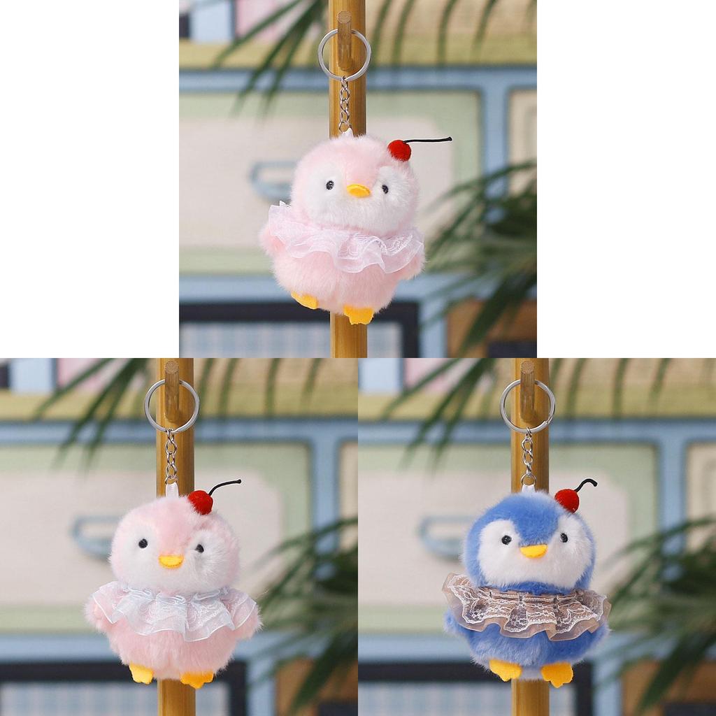 Cute Penguin Plush Keychain With Short Plush Material For Kids And Adults