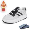 Invisible height increase 8CM thick-soled white shoes women's fashion versatile color matching student leisure sports