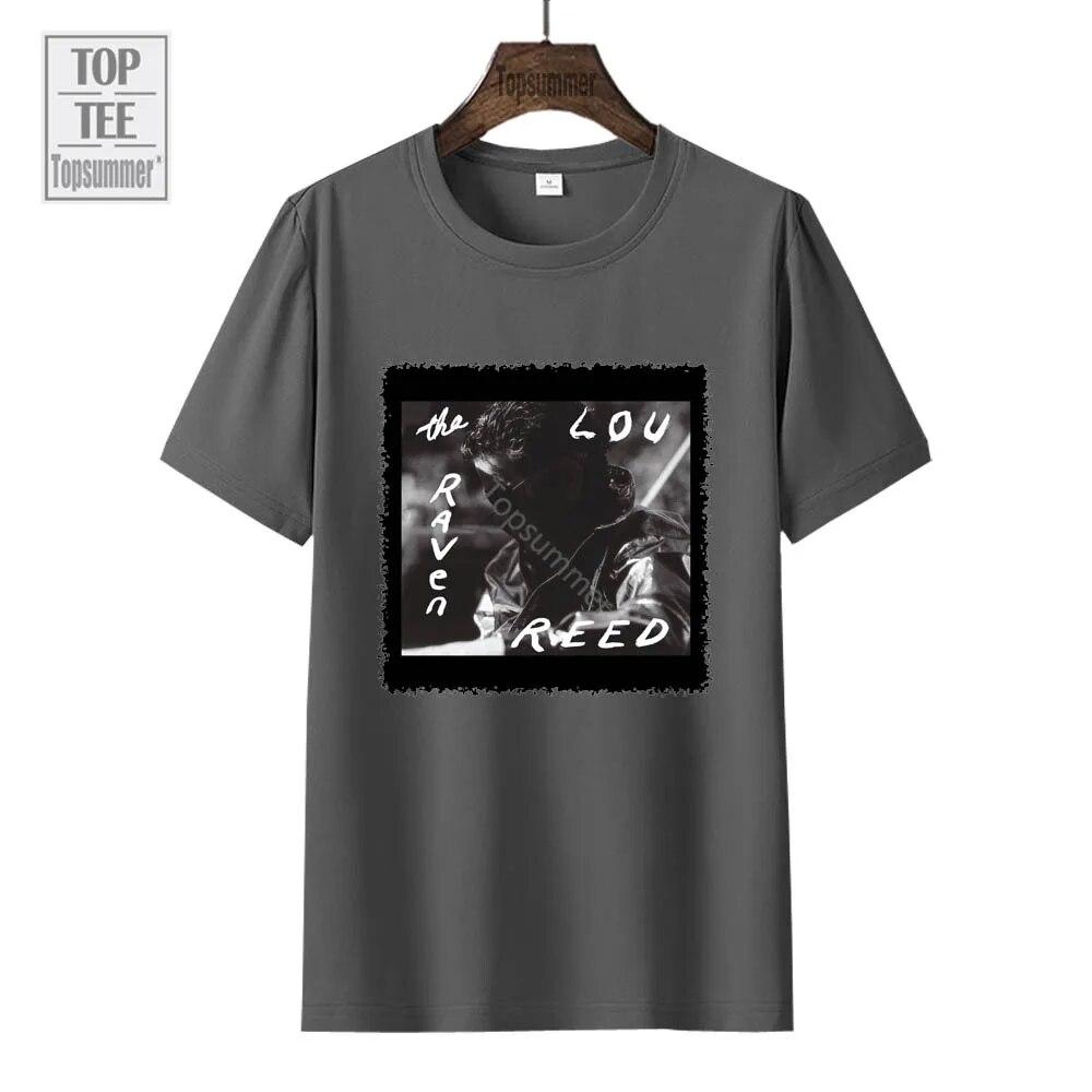 Tricou The Raven Album Lou Reed Tour Tricou Pop Trend Bumbac Tricou cupluri Top supradimensionat