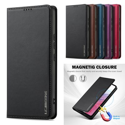 Magnetic Wallet Flip Case for Samsung A55 A54 A53 A52 A35 A34 A16 A15 A14 Leather Card Holder Mobile Phone Protective Case Cover