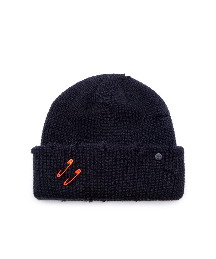 BLACKBLOND Vividi Ript Custom Short Beanie (Black)