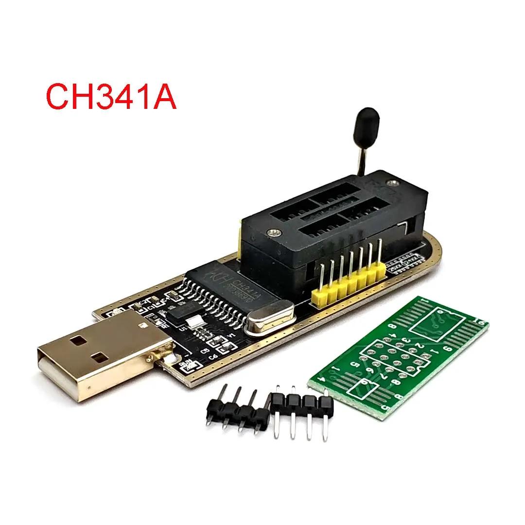 

CH341A 24 25 Серія EEPROM Flash BIOS Модуль програмування USB + SOIC8 SOP8 Тестовий кліп для EEPROM 93CXX / 25CXX / 24CXX DIY KIT CH341A Module