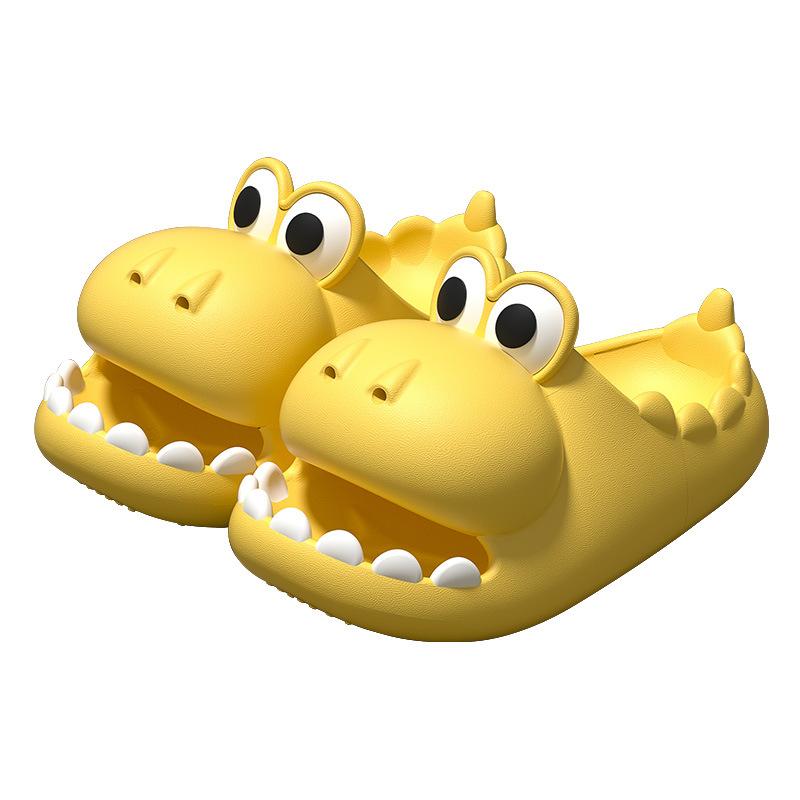 Cute dinosaur household non-slip thick-soled children's slippers for summer, for boys and girls EVA Open-toed outdoor sandals