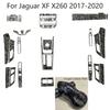 For Jaguar XF X260 2017-2020 Car-Styling 3D/5D Carbon Fiber Car Interior Center Console Color Molding Sticker Decals Parts SS18