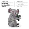 Miniature Animal Model Ornaments: Brown Bear, White-tailed Deer, Anteater, Kangaroo, Koala, Squirrel