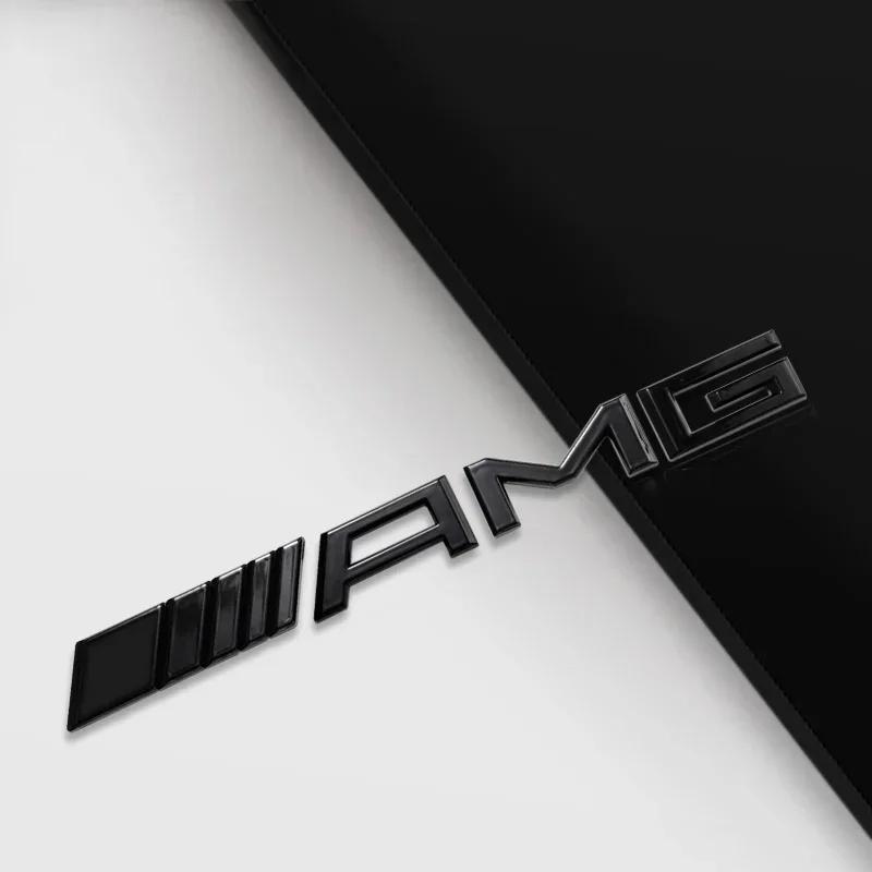 Pro Mercedes Benz 3D hliníkové samolepky Dekorace loga na kufr auta Štítek Pro Mercedes Benz AMG W204 W205 W203 W211 W212 W213 W201