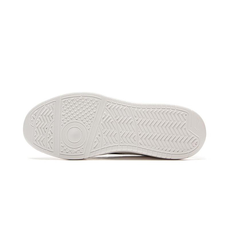 New LiNing Anti-Slip And Wear-Resistant Lightweight Low-Top Casual Shoes Men's White Blue AGCV141-2