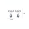 BELLA BOX Luxury Women Stud Earrings Wedding Engagement Party Gift