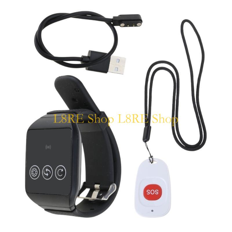 L8RE Nurse Call Button Waterproof Wrist Alarm Watch Multifunctional Calling Bells