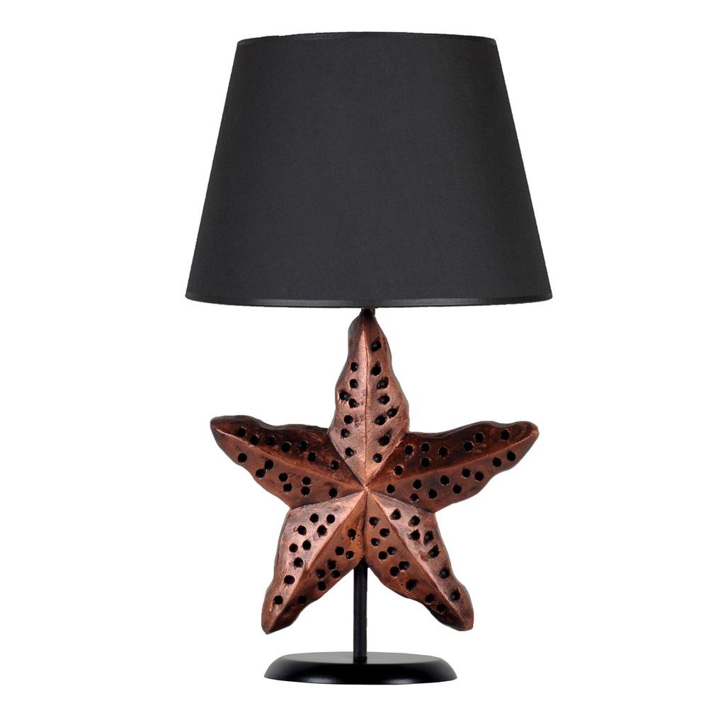

Абажур Морская звезда современного дизайна медный/чёрный
