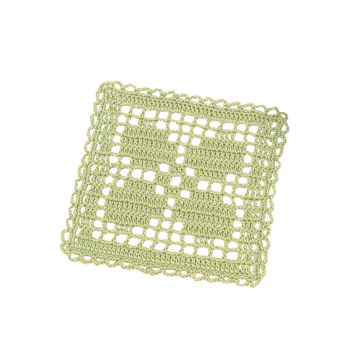 

Набор для вязания нитками Olympus First Crochet Lace, Clover, EG-101 зелёный