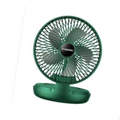 Foldable Desk Fan 3 Speeds Adjustable Quick Cooling Portable Personal USB Rechargeable Table