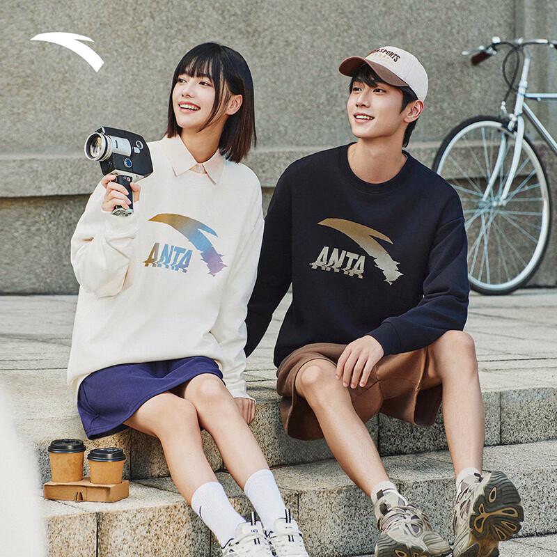 Anta Unisex Fleece Lined Crewneck Sweatshirt L 2930₽