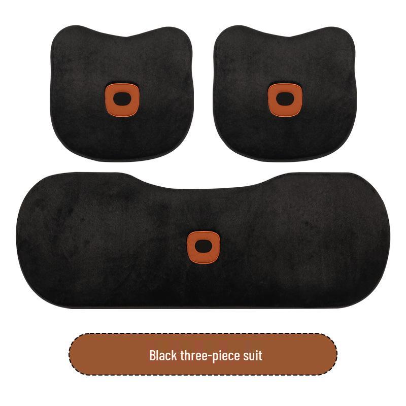 Cute Bear Plush Winter Car Seat Cushion for Mazda EZ6, CX30, CX50, and Mazda 6