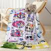 Digital Circus Blanket Comfortable Suitable for Sofa Office Bed Four Seasons Universal Playful Design Perfect Gift for Relatives and Friends