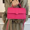 Pu Material Retro Handbag With Top Handle And Shoulder Strap For Daily Use