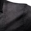 Spring New European Denim Shirt Men'S Casual Solid Color Long Sleeved Shirt Men