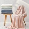 Coral Fleece Plaid Adult Beach & Bath Towel - Thick, Absorbent, Large