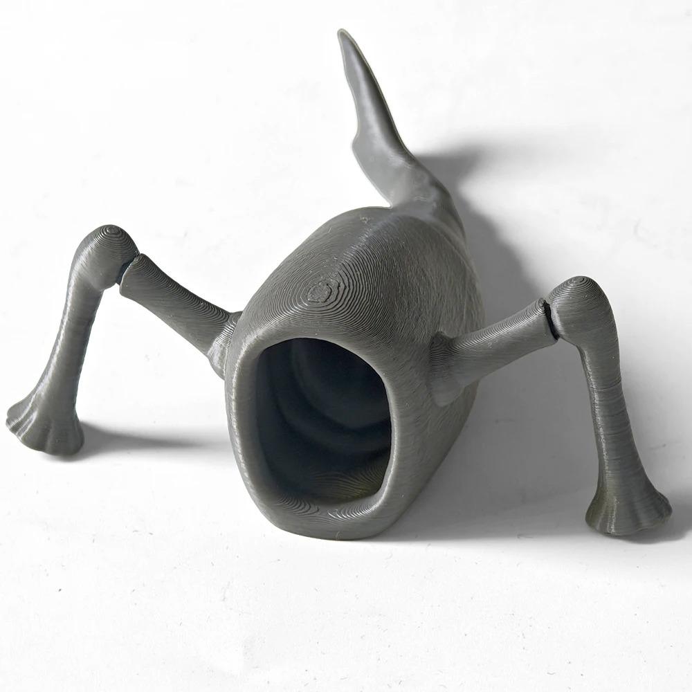 Bloop Mořská Příšera 3D Tištěná Flexibilní Kloubová Fidget Hračka – Požírač Moře Hlubinné Stvoření Sběratelský Předmět, Hračka na Stůl pro Úlevu od Stresu