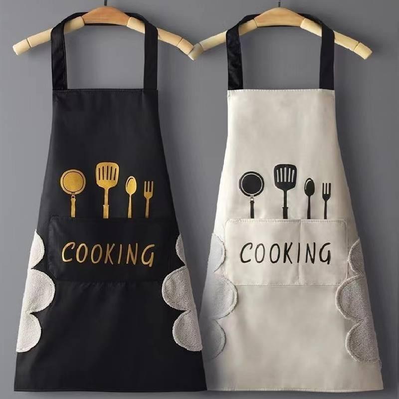 Waterproof Proof Oil Pvc Apron With Pocket Butcher Chefs Kitchen Cook Unisex Bbq