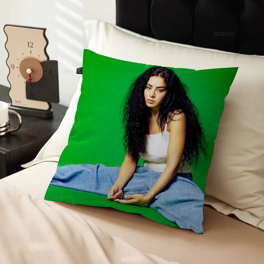 Singer C-Charli X-Xcx Pillow Cover For Bedroom Room And Living Room Sofa Decorative Cushion Cover