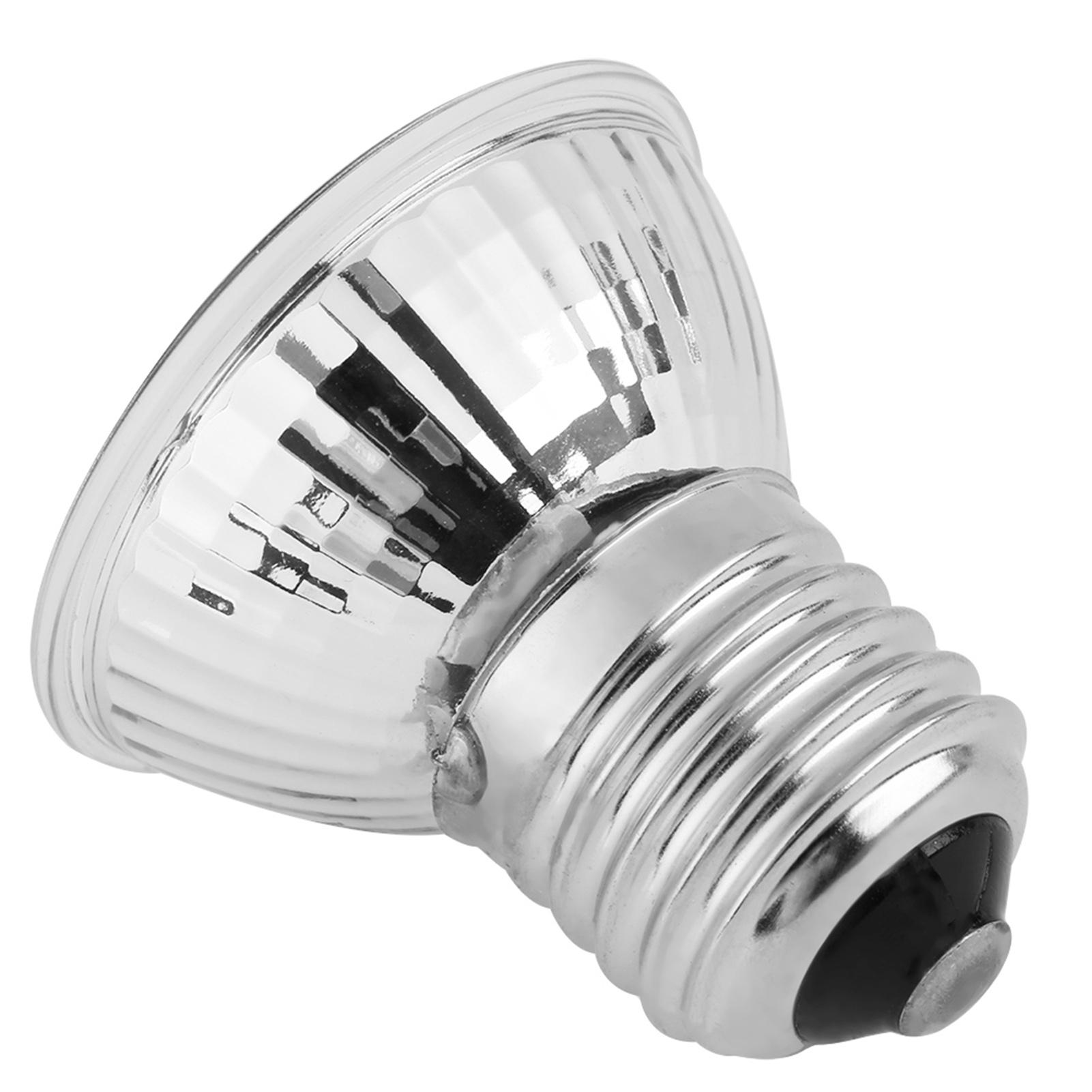

1pc New 220 240V Heating Light Aquarium Heat Lamp Accessory for Reptile Lizard Turtles (50W)