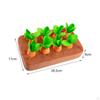 Carrot Toy Interactive games Montessori Toys for Activity Gifts Counting Pulling