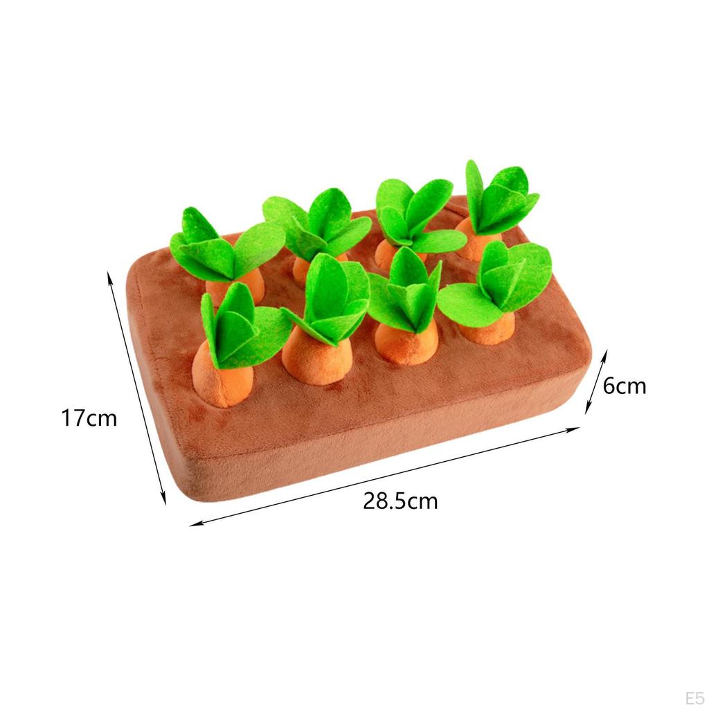 Carrot Toy Interactive games Montessori Toys for Activity Gifts Counting Pulling