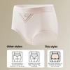 Women's Spring and Autumn Cotton 10A Antibacterial Breathable Hip Hip Mid Waist Briefs