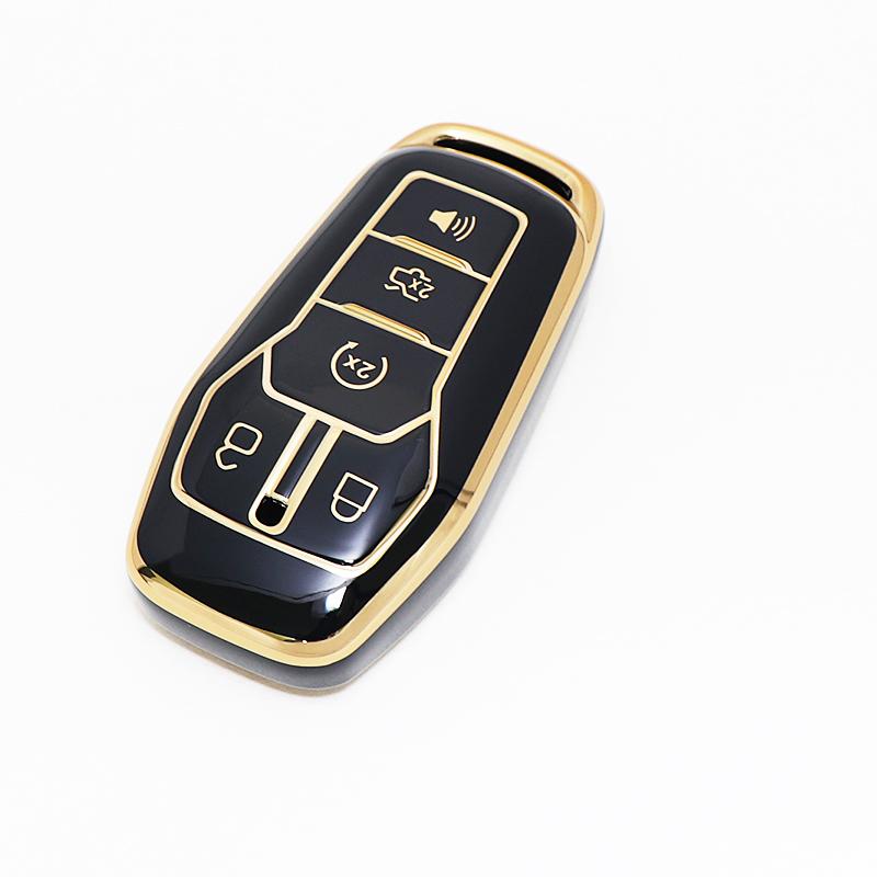 

Fashion Tpu Keyless Accessories Shell Fob Holder Protector For Ford Mustang F-150 Explorer Edge Fusion Mondeo Car Key Cover Case