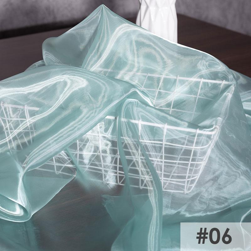 Perspective Crystal Satin Fabric Floating Liquid Silky Metal Touch Stiff Fashion Designer Fabric For Sewing Dress Hanfu Material