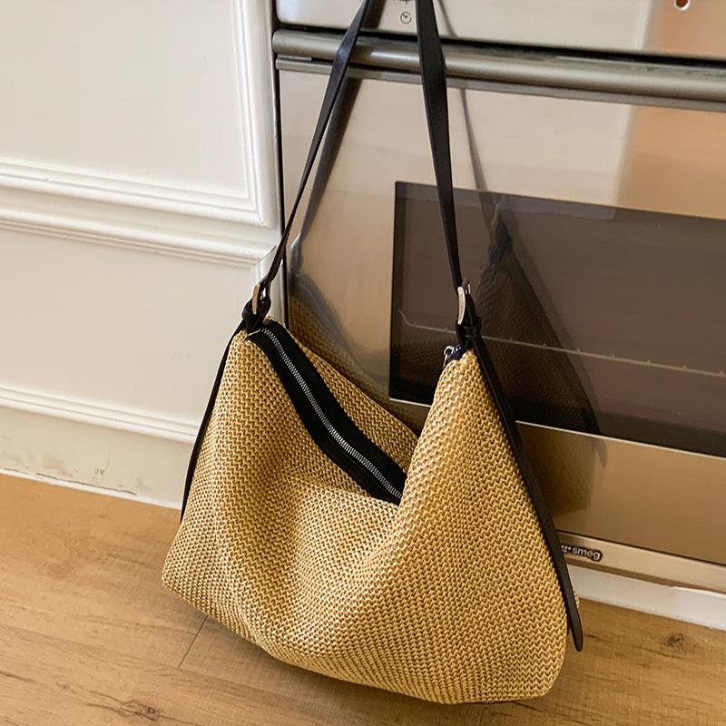 Tote Bag Large-capacity Single-shoulder Bag Vacation-style Beach Bag