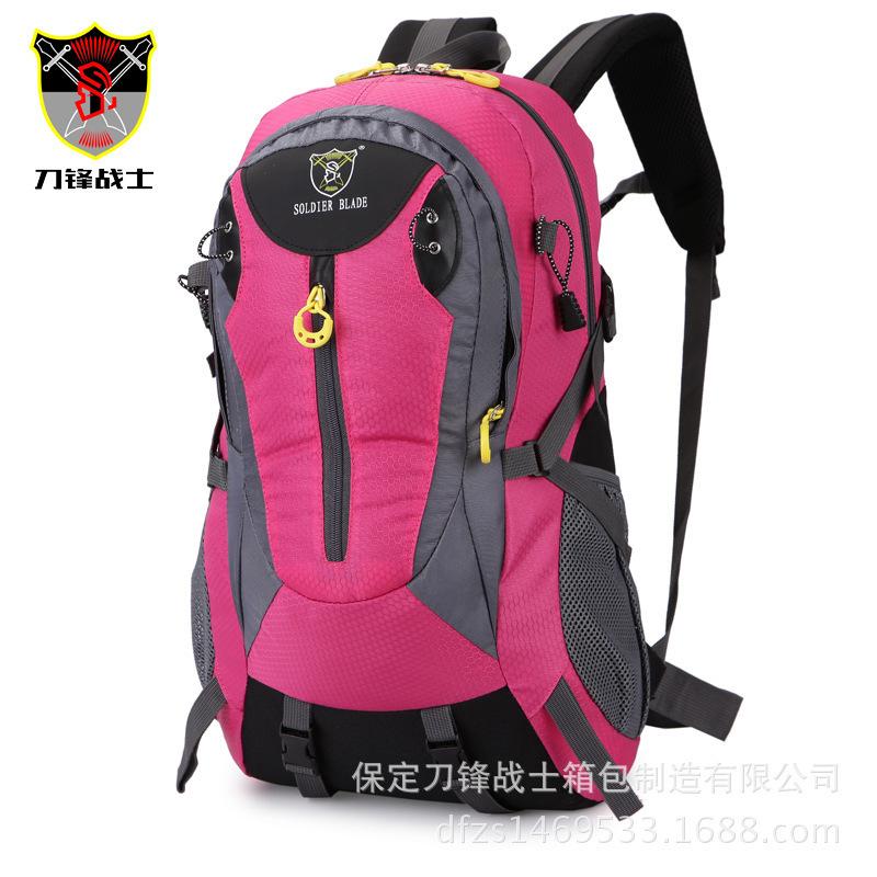 Schoolbag Mountaineering Bag Riding Light Hiking Backpack Large Capacity Leisure Outdoor Sports Bag One piece