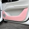 Xingyuan Car Door Kick Mats - Leather Panel Protection Stickers for Interior Modification.