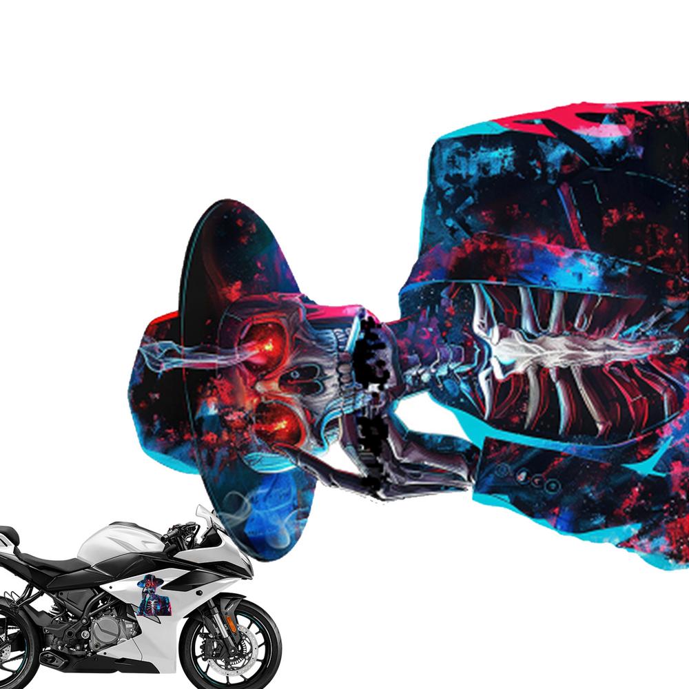 Cool Decals For Trucks PVC Car Stickers In Skull Design With Strong Adhesive Waterproof Decorative Skull Stickers Car