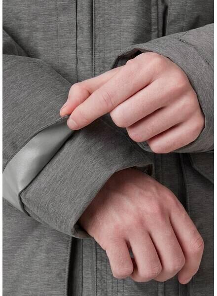 Winter Jacket Helly Hansen Nordsjo Parka Grey Melange