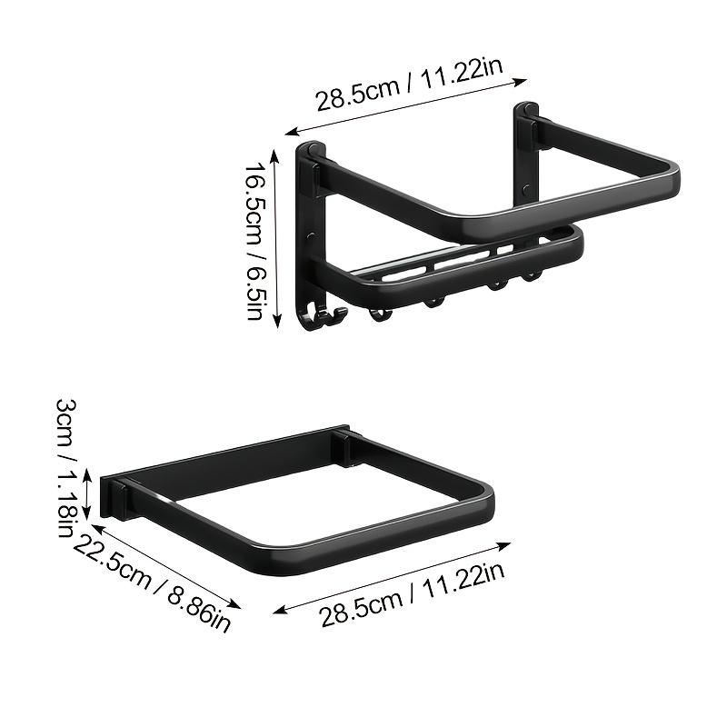 1 Piece Washbasin Storage Rack, No-Drill Bathroom Storage Rack, Foldable Storage, Suitable for Bathroom and Laundry Room